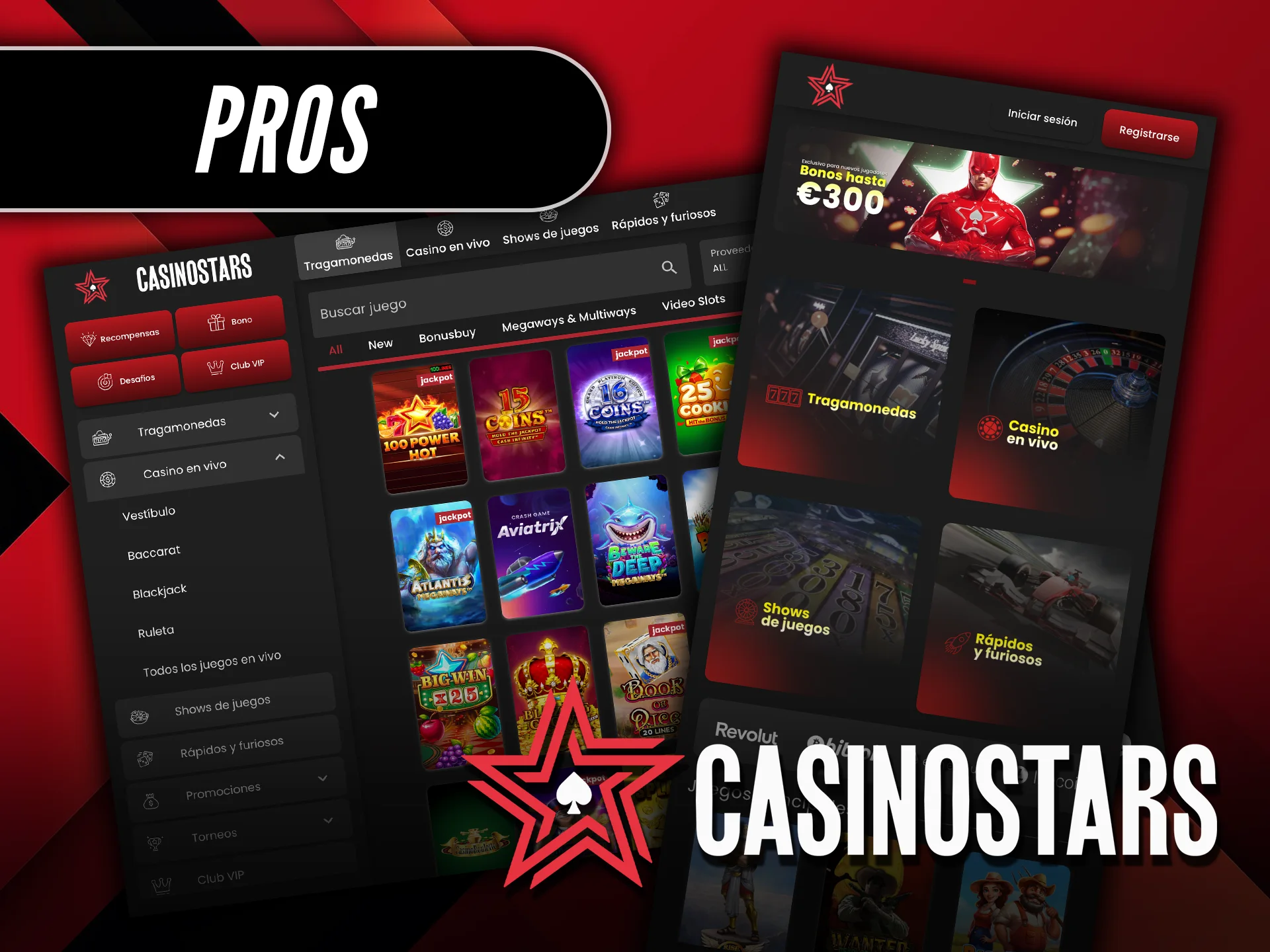 Conoce las ventajas de jugar en Casinostars.
