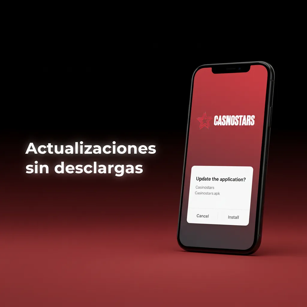 Navegador con icono de actualización: PWA se actualiza automáticamente, nuevas funciones sin descargas.
