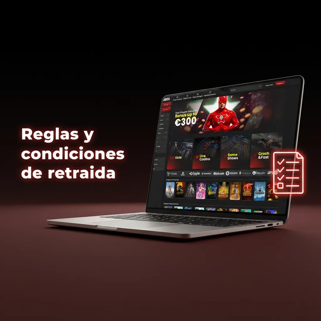 Reglas de retirada en España: verificación de identidad, método propio, límites (mín 10 €, máx 5.000 €), bonos, pagos en EUR