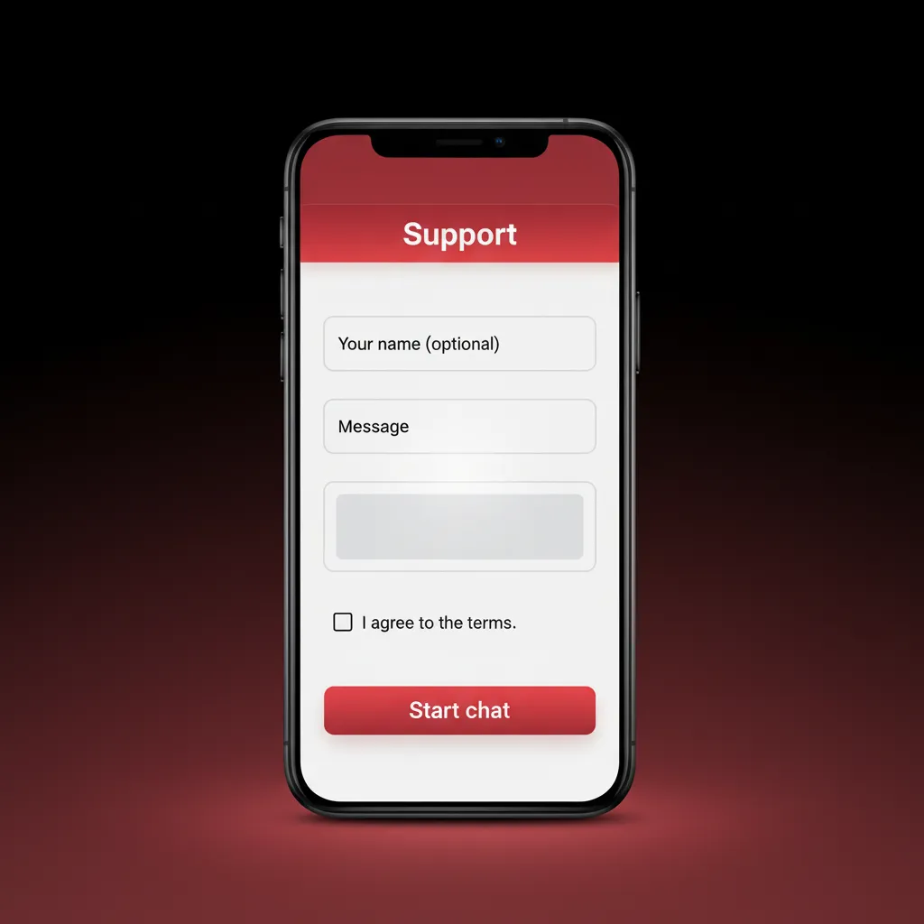 Soporte al jugador: chat 24/7 en PWA, correo en Ayuda, guías, verificación; minutos por chat, horas por email.
